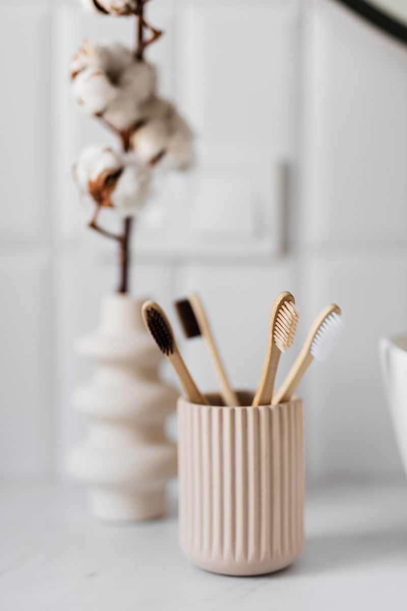 Ceramic Toothbrush Holder Set
